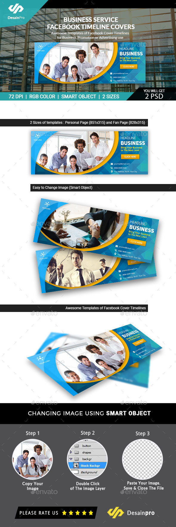Business Service Facebook Timeline Covers - AR