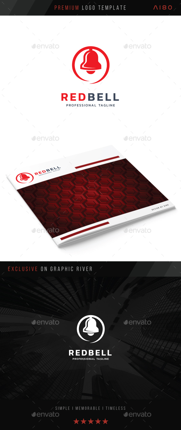 Red Bell Logo - Objects Logo Templates