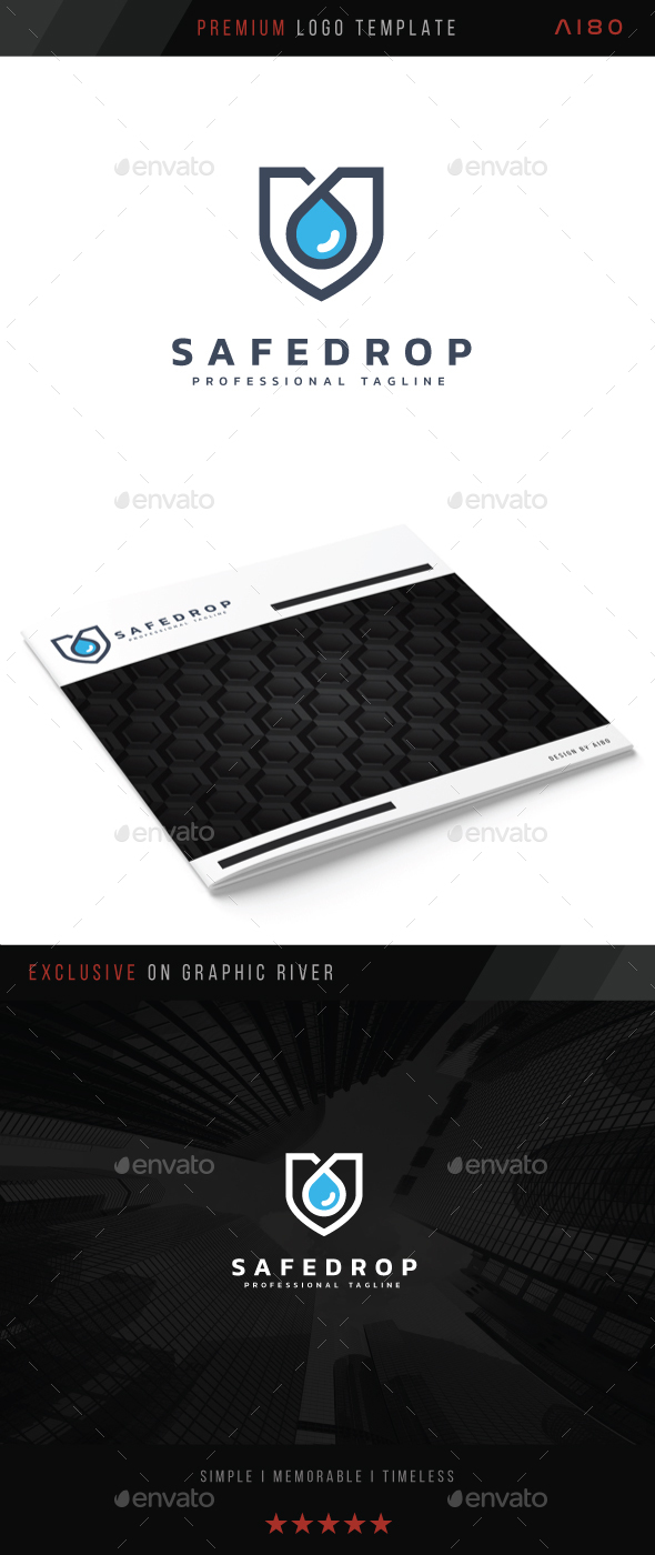 Safe Drop Logo - Symbols Logo Templates