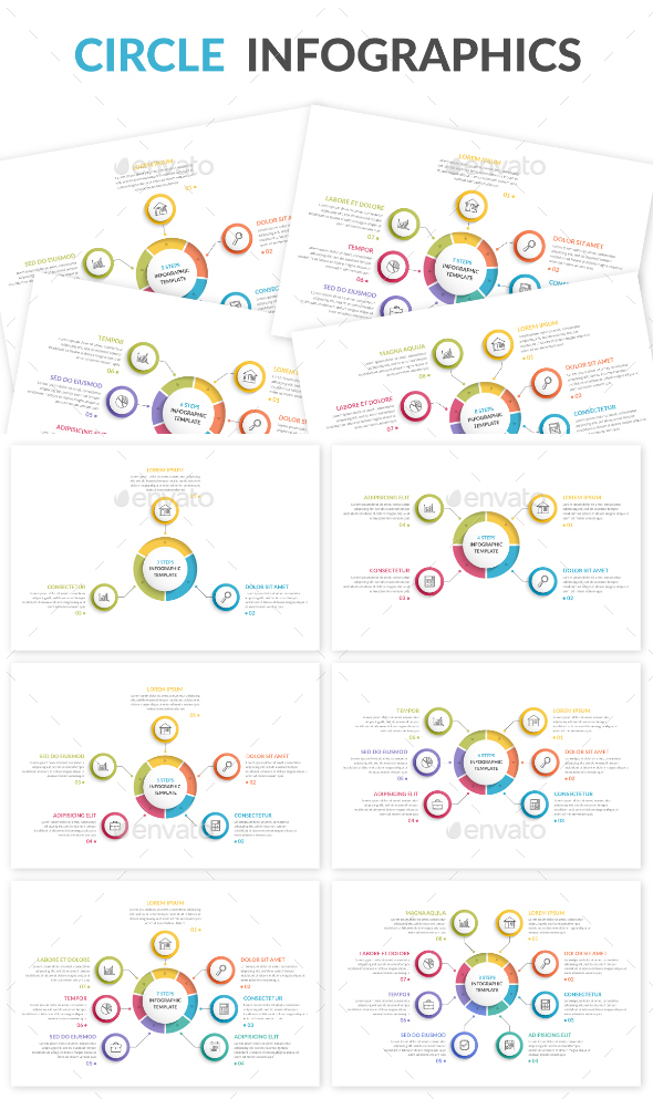 Circle Infographics - Infographics