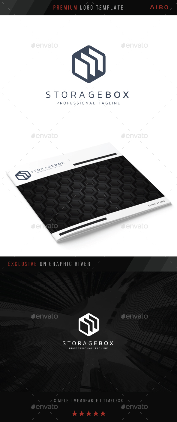 Storage Box Logo - Abstract Logo Templates