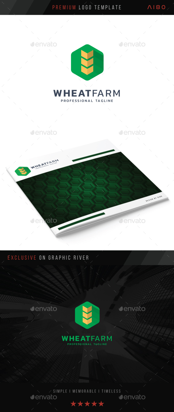 Wheat Farm Logo - Abstract Logo Templates