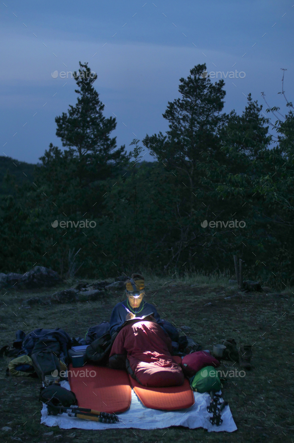 camping writing journal Stock Photo by PaulSchlemmer | PhotoDune
