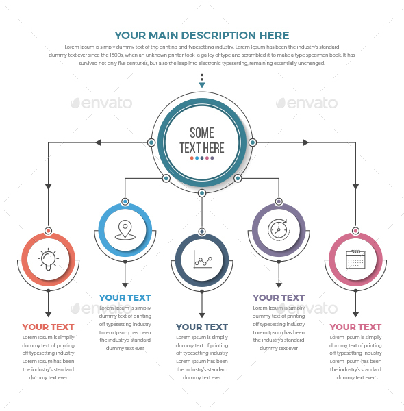 Business Circle Infographics - Infographics