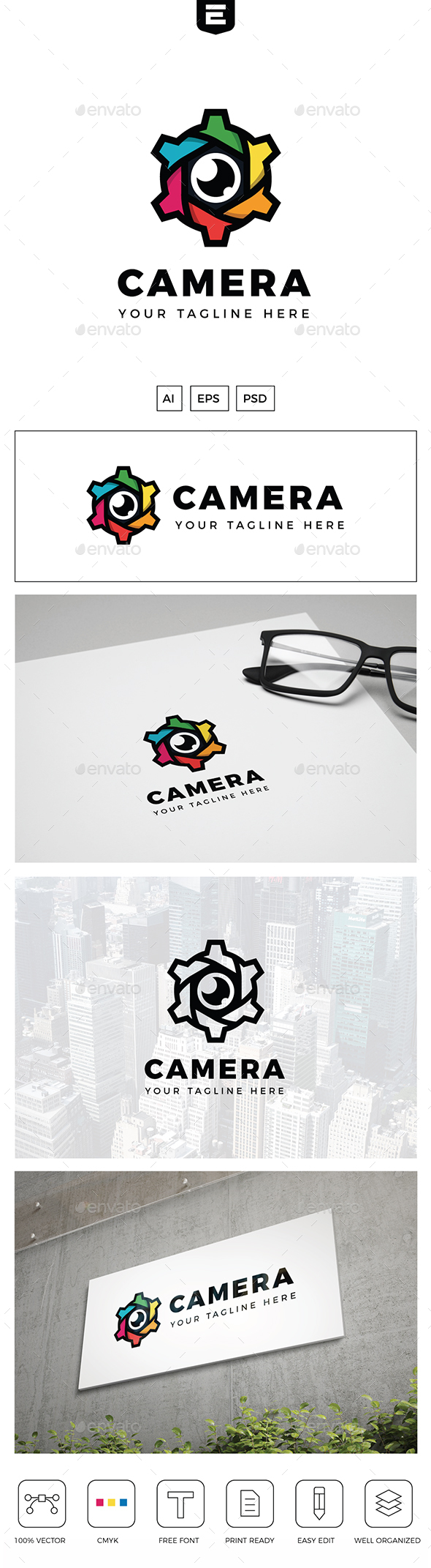 Camera Gear Logo - Objects Logo Templates