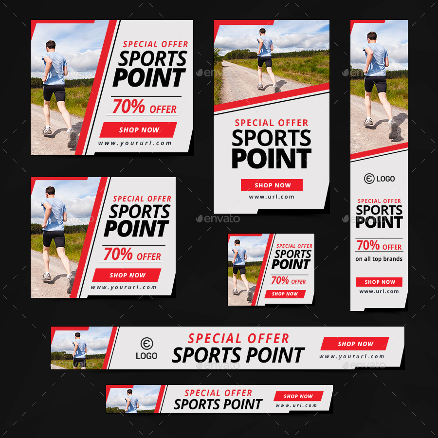Sports Banners Updated! by Hyov GraphicRiver