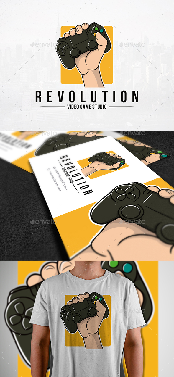 Revolution Games Logo Template - Humans Logo Templates