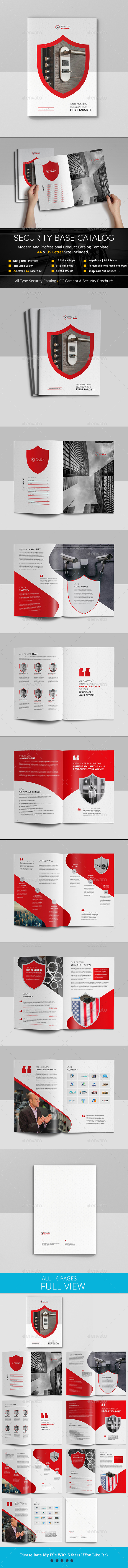 Security Base Catalog - Brochures Print Templates