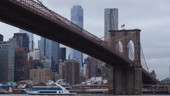Brooklyn Bridge and New York Waterfront