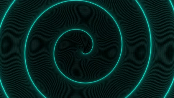 Glowing Spiral Swirling Vortex