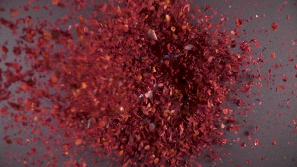 Dry Spices Fall Down