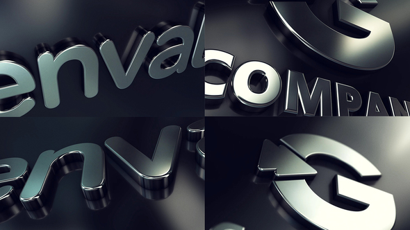 3D Silver Logo - VideoHive 22043391