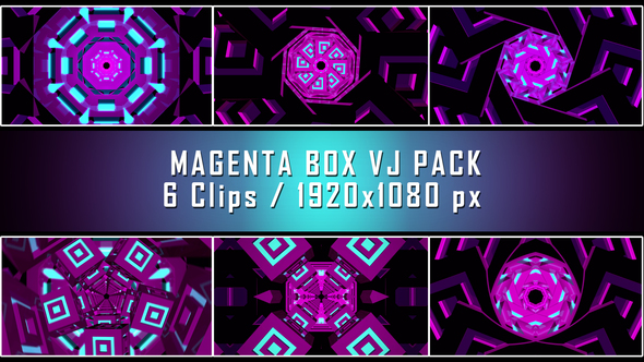 Magenta Box VJ Pack