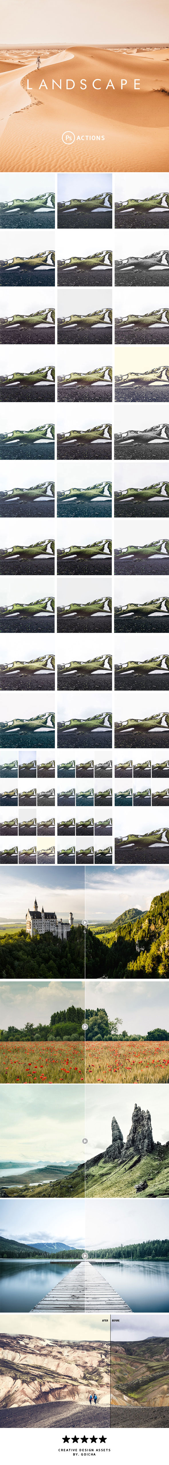Landscape - Photoshop Actions - Photo Effects Actions