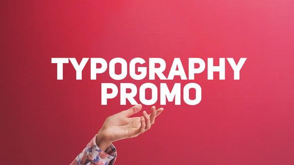Typography Promo - VideoHive 22048409