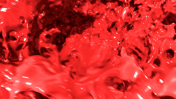 Turbulent Red Liquid