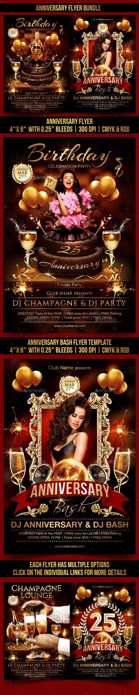 Anniversary Bundle - Clubs & Parties Events