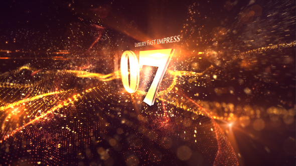 Gold Luxury Countdown - VideoHive 22050278