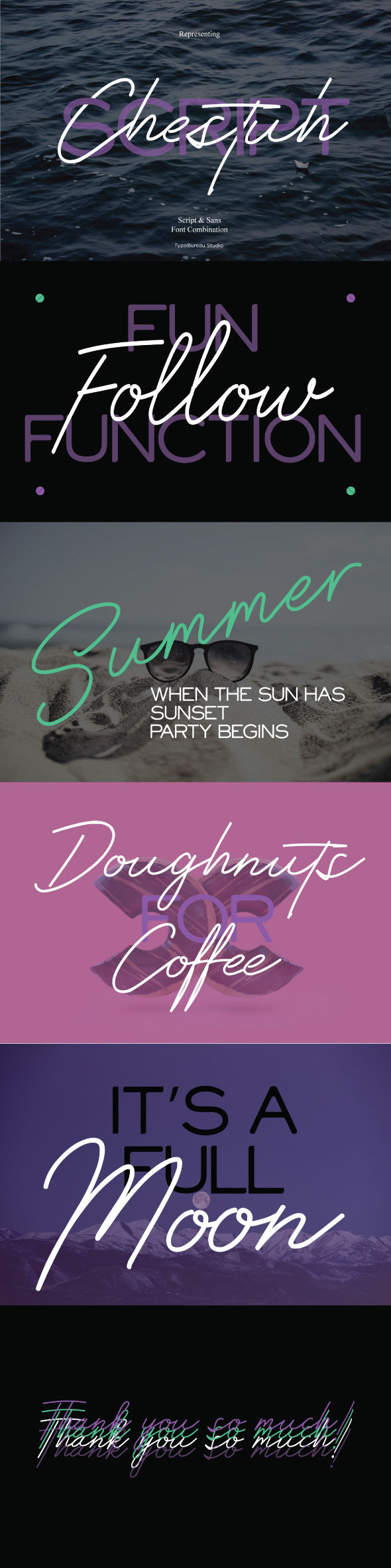 Chestuh script and sans - Script Fonts