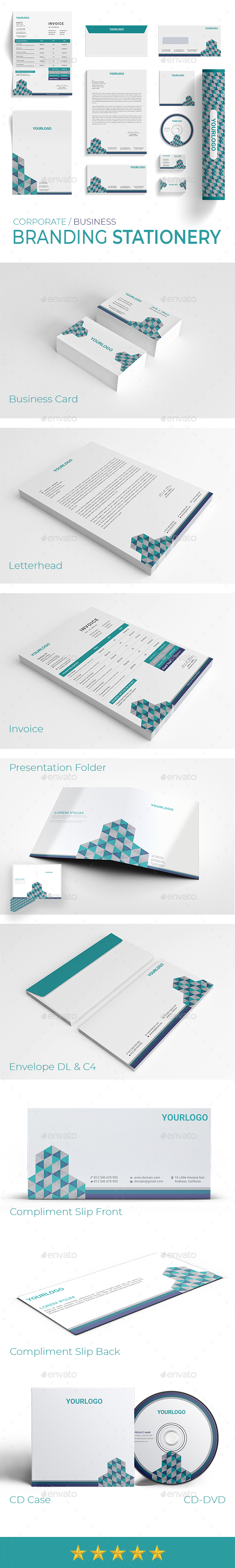 Corporate Stationery - Stationery Print Templates