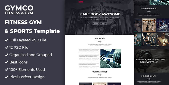 Sorir | Fitness & Gym Website PSD Template - Health & Beauty Retail