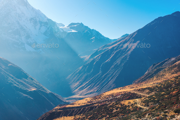 Beautiful view of mountain valley. Landscape - Stock Photo - Images