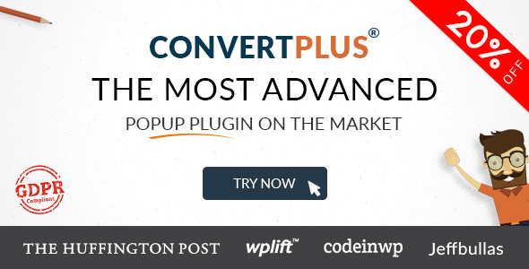 Popup Plugin For WordPress - ConvertPlus - CodeCanyon Item for Sale