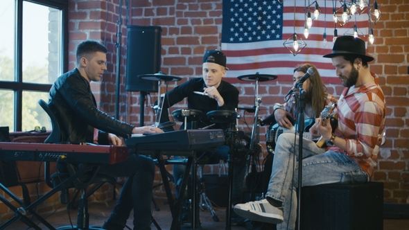 Musicians Creating Song Together alt