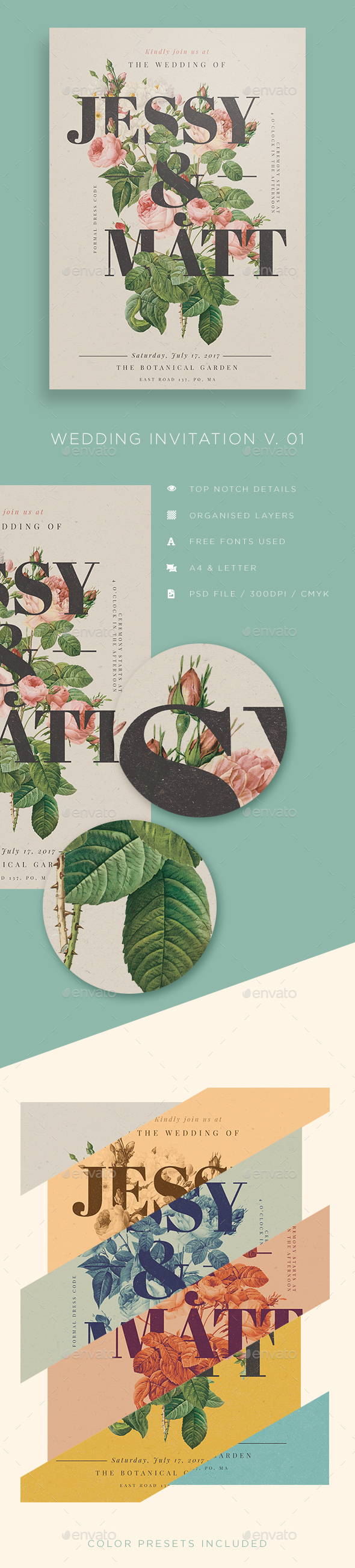 Wedding Invitation V01 - Weddings Cards & Invites
