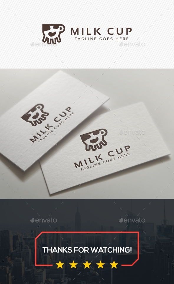 Milk Cup Logo - Symbols Logo Templates