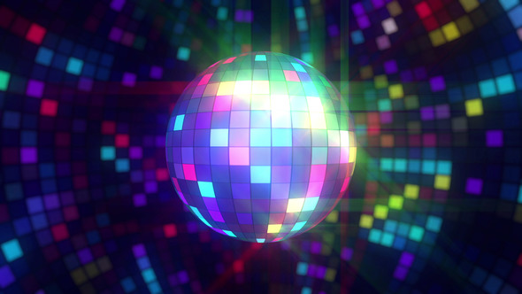Disco Ball Glitter VJ Loop