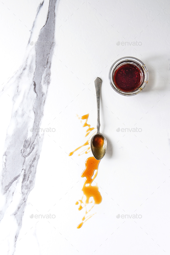 liquid sugar caramel - Stock Photo - Images