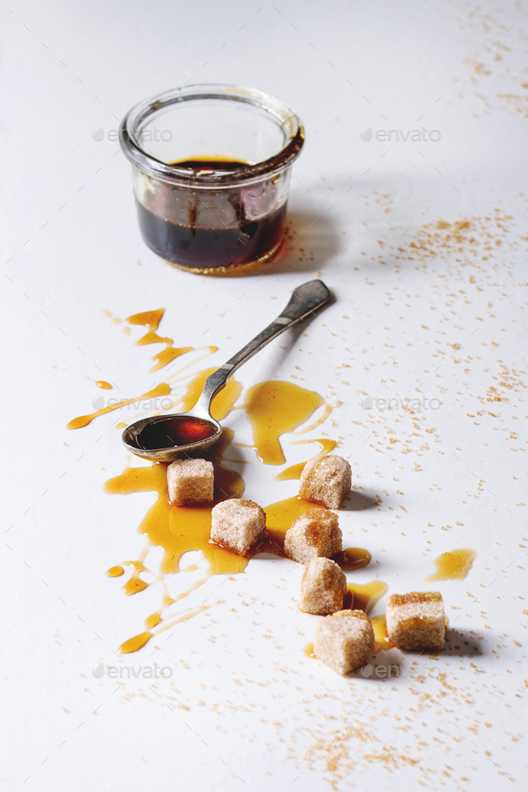 liquid sugar caramel - Stock Photo - Images