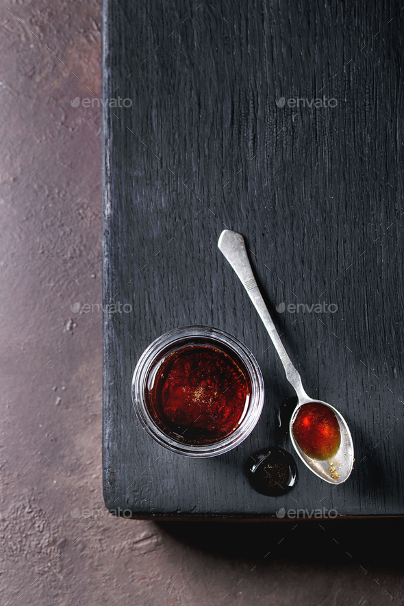 liquid sugar caramel - Stock Photo - Images