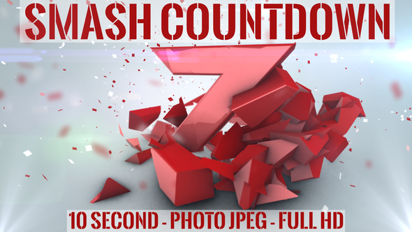 Countdown Smash Shatter Celebration