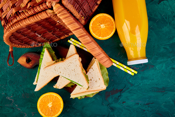 Picnic. Summer Time Rest. - Stock Photo - Images