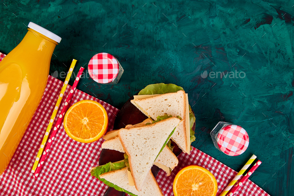 Picnic. Summer Time Rest. - Stock Photo - Images