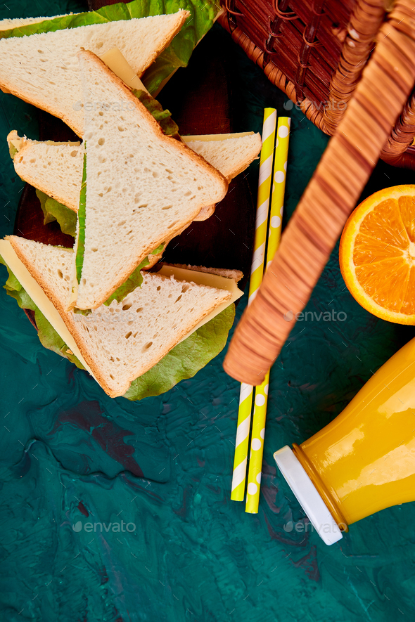 Picnic. Summer Time Rest. - Stock Photo - Images