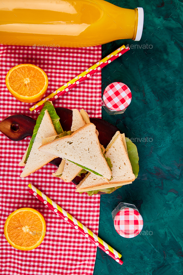 Picnic. Summer Time Rest. - Stock Photo - Images