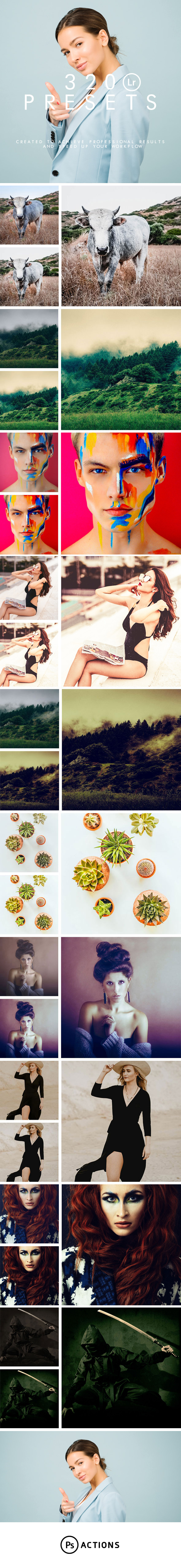 320 LR Presets Bundle - Lightroom Presets Add-ons