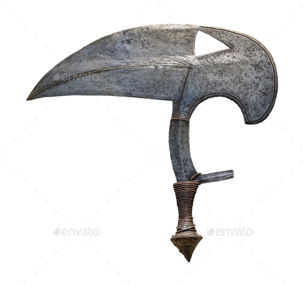 Ornate Bladed Weapon - Stock Photo - Images