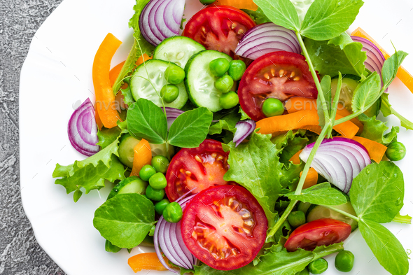 Fresh vegetable salad - Stock Photo - Images
