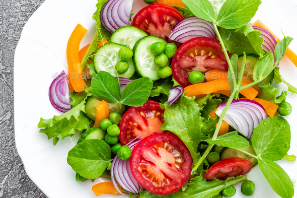 Fresh vegetable salad Stock Photo by sea_wave | PhotoDune