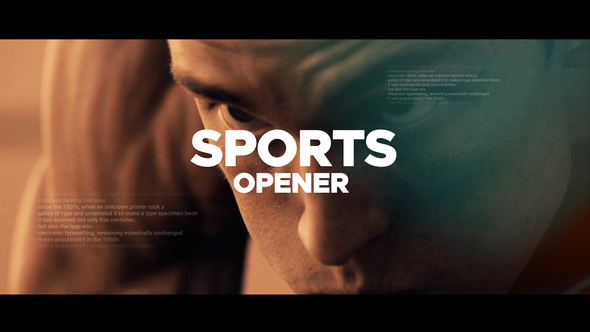 Sports Opener - VideoHive 22048460