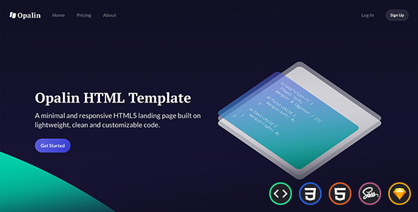 Wonderful Opalin - Startup HTML Template