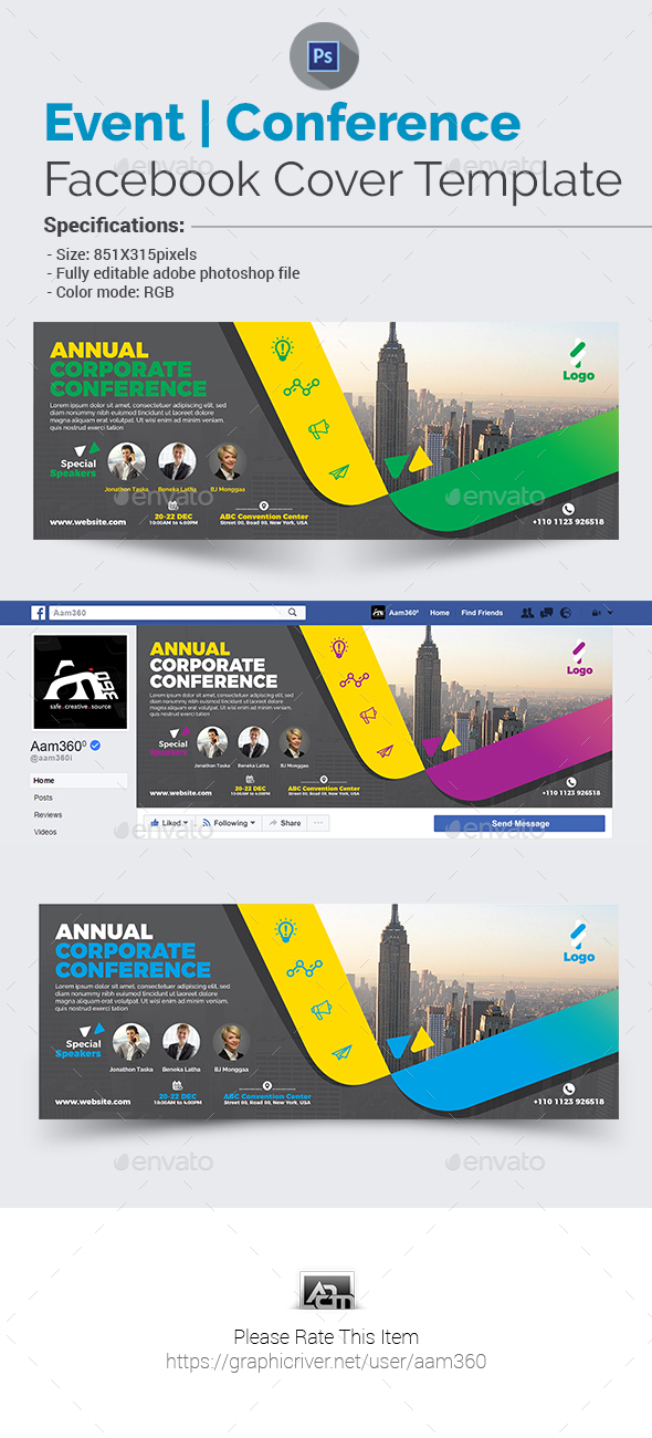 Annual Event | Conference Facebook Cover