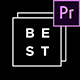 Pure Black / Minimal Art Titles for Premiere Pro - VideoHive Item for Sale