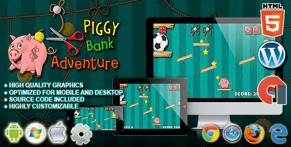 PiggyBank Adventure - CodeCanyon 18924564