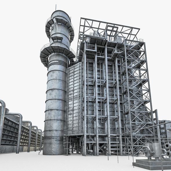 Gas Turbine Plant - 3Docean 22066755