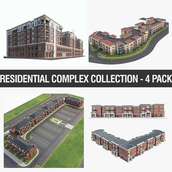 Residential Complex Collection - 3Docean 22067044